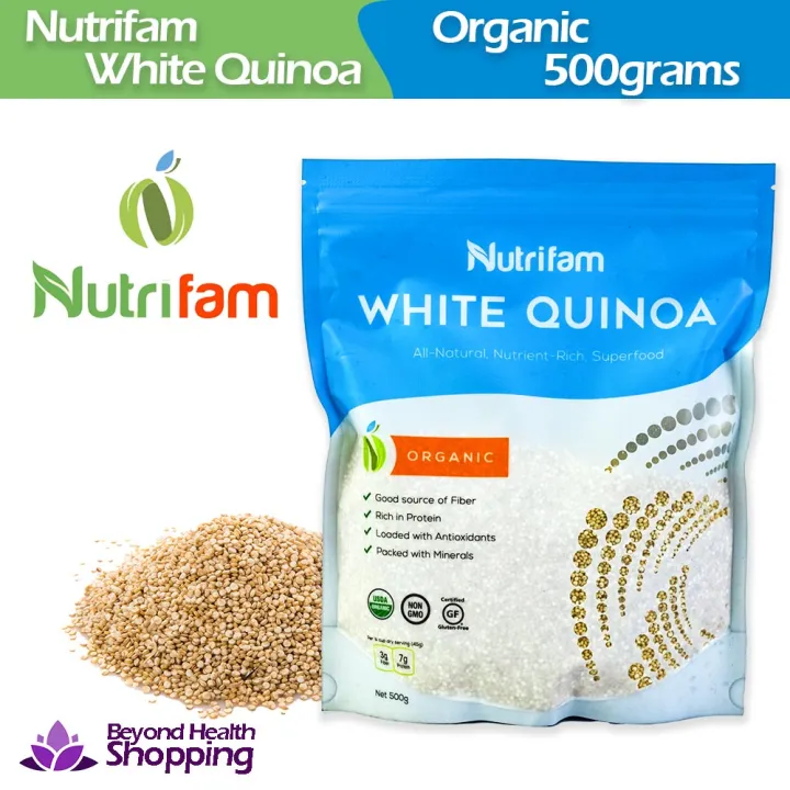 Nutrifam White Quinoa Organic 500g Lazada Ph 2531