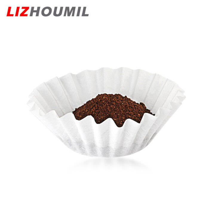 lizhoumil-100ชิ้นตัวกรองกาแฟใช้แล้วทิ้งเนื้อไม้จากธรรมชาติหยดที่สมบูรณ์แบบรสชาติเต็มไม่มี-dm03ตกค้างในดินกาแฟ