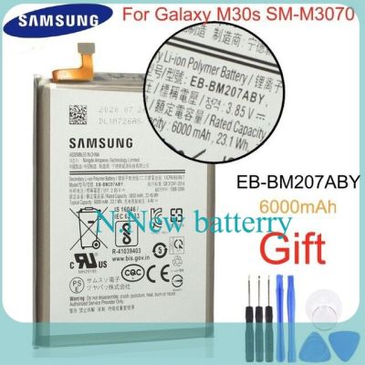 แบตเตอรี่ สำหรับ Samsung Galaxy M30s SM-M3070 EB-BM207ABY 6000mAh