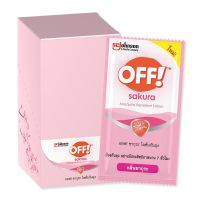 ออฟ โลชั่นกันยุง กลิ่นซากุระ 6 มล. x 12 ซอง - Off Sakura Mosquito Repellent Lotion 6 ml x 12 Sachets