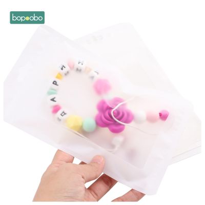 Bopoobo 100pc 11.5x19.5cm White Plastic Bags High Quality Ecofriendly Sealed Bags Baby Care Equipment Jewelry Pendant Bags