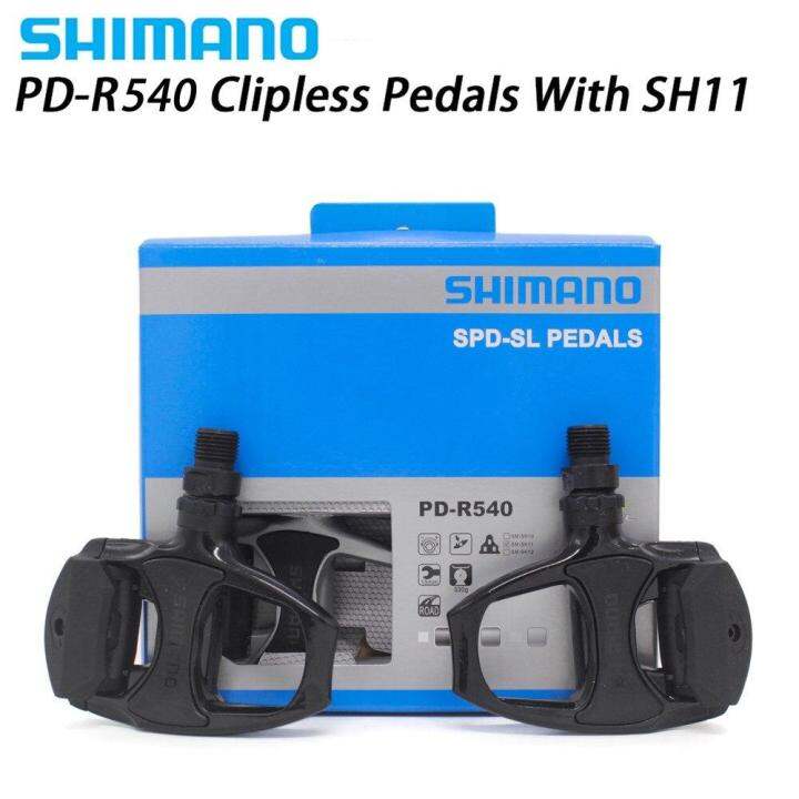 Ready stock Shimano PD R540 SPD SL Pedal Clipless Road Racing Pedals