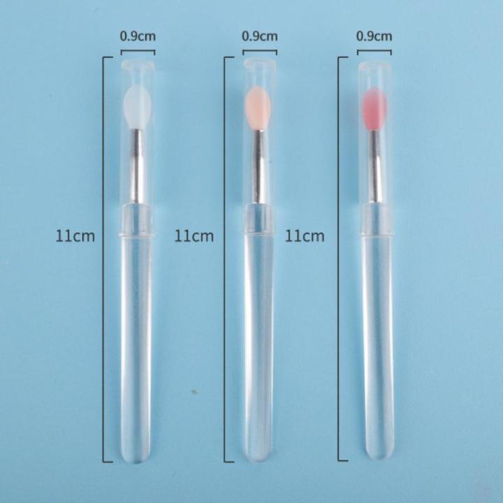 3pcs-portable-silicone-lip-brush-lip-gloss-applicator-multifunctional-makeup-brush-with-dust-cap-lipstick-brushes-cosmetic-tools-makeup-brushes-sets