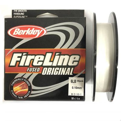 （A Decent035）FIREline 300YD Crystal White Fishing Fire PE Monofilament Line Multifilament Floating 6/8/10/20/30LB Pesca For Bead