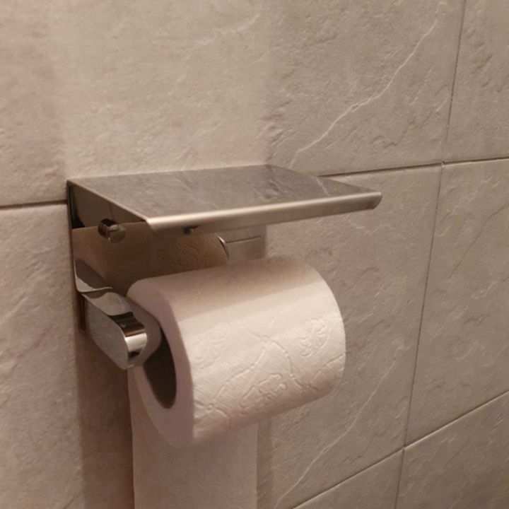 4x-sus-304-stainless-steel-toilet-paper-holder-with-phone-shelf-bathroom-tissue-holder-toilet-paper-roll-holder