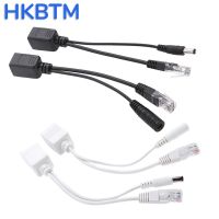 HKBTM POE Cable Passive Power Over Ethernet Adapter Cable POE Splitter RJ45 Injector Power Supply Module 12-48v For IP Camea Cables Converters