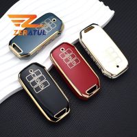 【LZ】◘✱❧  Tampa macia da chave do carro TPU Shell Fob Holder Protetor para Kia Sportage Niro Sorento MQ4 EV6 GT-Linha K8 V6 7 Botões