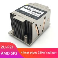 Coolserver P21เครื่องทำความเย็นซีพียูเซิร์ฟเวอร์4ช่องระบายความร้อนด้วยคอมพิวเตอร์พัดลมทำความเย็นสำหรับ AMD SP3 Processor ตัวประมวลผลหม้อน้ำ Fsiuong