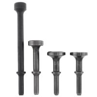 4Pc Air Chisel Hard Steel Solid Impact Hammer Head for Knocking / Rusting Removal