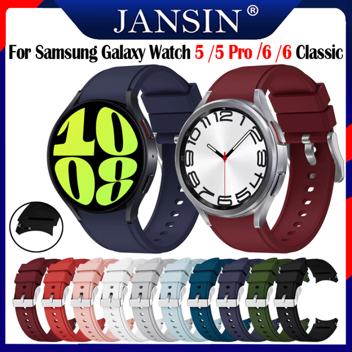 ของแท้-สาย-สำหรับ-samsung-galaxy-watch-6-6-classic-47mm-43mm-40mm-44mm-สายซิลิโคนสำหรับเล่นกีฬาสำหรับ-samsung-galaxy-watch-5-5-pro-45mm-นาฬิกาอัจฉริยะa-สายนาฬิกา-band
