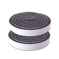 P82D 2 Rolls Foam Seal Tape 0.59 In Wide X 0.39 In Thick High Density Foam Strip Self Adhesive Rubber Door Weather Stripping Adhesives Tape