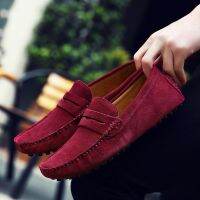 Brand Spring Summer Hot Sell Moccasins Men Loafers High Quality Genuine Leather Shoes Men Flats Lightweight Driving Shoes