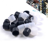 500pcslot RCA Plug Protective Cover Audio Lotus Head Lotus Block Plug Dust-proof Cover Dust-proof Cap