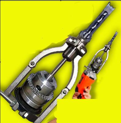 【LZ】☍  Hand drill tenoning bracket square hole drill fixed bracket woodworking tenoning machine bracket into hand drill