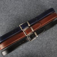 J.LINDEBERG Titleist！Korea ๑♀㍿ Japan original genuine leather belt mens business casual cowhide belt excellent quality