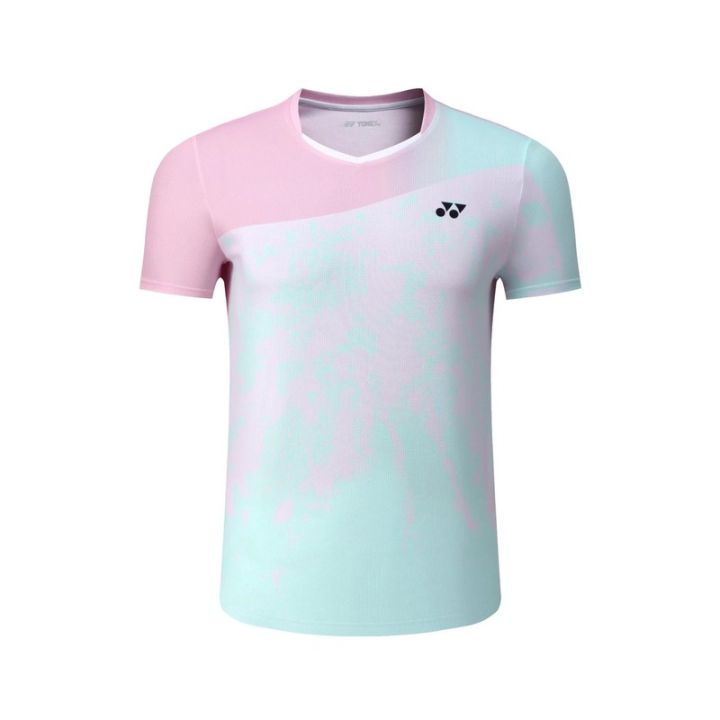new-10419-quick-drying-badminton-wear-men-and-women-training-competition-sports-t-shirt