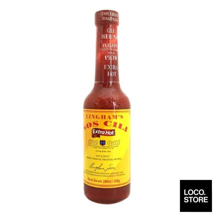 Lingham's Chili Sauce Extra Hot 358G Lazada