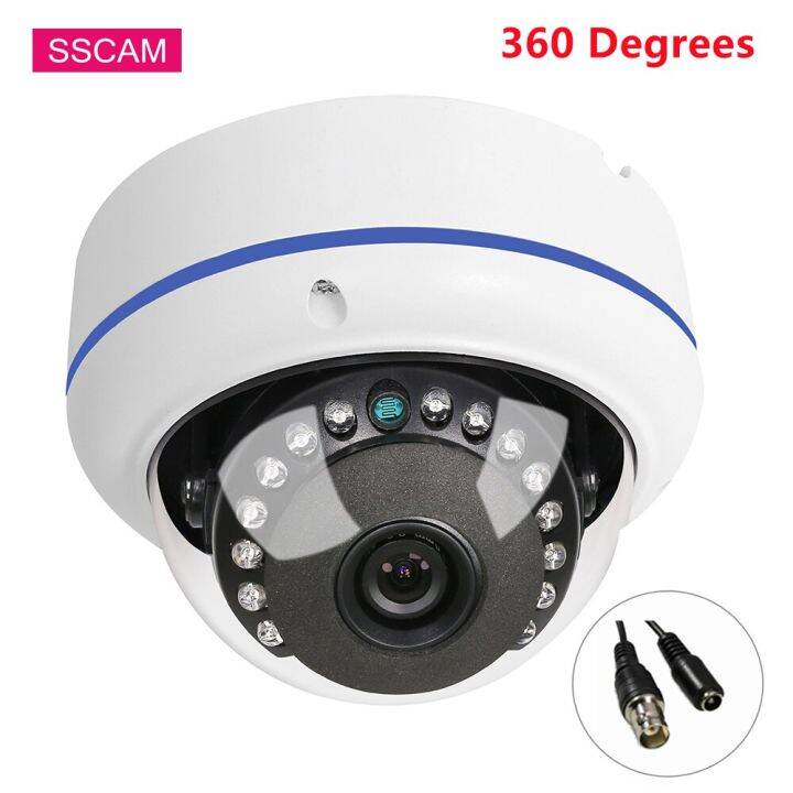 4mp Ahd Camera Fisheye Wide Angle Degree Fish Eye High Resolution Full