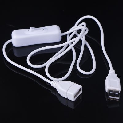 1 Buah Kabel USB 1M dengan Tombol Nyala/Mati Kabel Ekstensi Toggle untuk Lampu USB Kipas USB Kabel Data Ekstensi