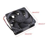 DC Cooler Fan 12V 7.2A 14 cm KZ14038B012U Suitable for whatsminer M20S M21S 4P Cooling Fan Industrial Cooling Accessory D17 21