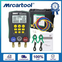 MRCARTOOL DUOYI DY517A เครื่องปรับอากาศแบบดิจิตอลเครื่องวัดความดันสารทำความเย็น HVAC ความดันและอุณหภูมิทดสอบเครื่องปรับอากาศซ่อมเครื่องมือ