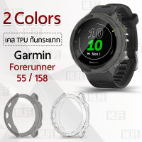 MLIFE - เคส Garmin Forerunner 55 / 158 เคสกันรอย สมาร์ทวอทช์ TPU เคสกันกระแทก น้ำหนักเบา งอได้ กระจก สายชาร์จ สายนาฬิกา - TPU Protective Case Cover for Garmin FR 55 / 158