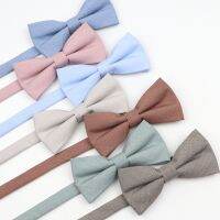 โพลีเอสเตอร์นุ่ม15สีพ่อ-Son Bowtie ชุดสีดำสีฟ้าสีกากีผีเสื้อ Casual Bow Tie สำหรับชายงานแต่งงานอุปกรณ์เสริม