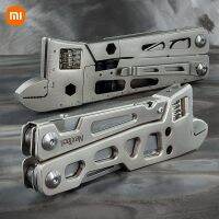 HOT TIQAIASGOP 105 XIAOMI NexTool 9 In 1 Multi-Function Folding Tool Multi-Purpose Pliers Wood Saw Slotted Screwdriver Wrench Kitchen Cutter