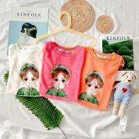 พร้อมส่งในไทย เสื้อแขนยาว สเวตเตอร์เด็กคอกลม เสื้อกันหนาวเด็กเนื้อผ้าคอตตอน สกรีนลายการ์ตูน เหมาะสำหรับน้อง 3-7 ขวบ