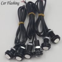 10 Pcs / Pack 18/23 MM DRL Daylight Daytime Running Lights Backup Reversing Parking Signal Car Lamps Led Eagle Eye 12V