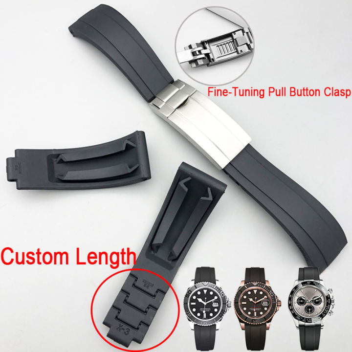 adjustable-watchband-fit-for-rolex-strap-daytona-submariner-gmt-yacht-master-silicone-glidelock-watch-celet-rubber-watch-band
