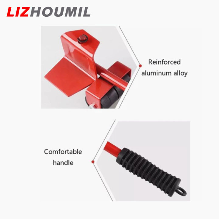 lizhoumil-ชุดล้อขนย้ายเคลื่อนย้ายเฟอร์นิเจอร์ชุดเครื่องมือย้ายยกถอดล้อสำหรับเคลื่อนย้ายของหนัก