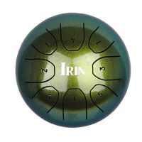 IRIN Tongue Drum with Drum Stick Yoga Meditation Drum 5.5 Inch Mini 8 Tone Steel Tongue Drum Percussion Instrument Set