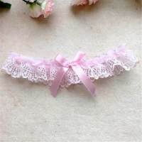 Stocking Fashion Cosplay Bridal Garters Wedding Loop Bowknot Belt Garter Floral Lace Lingerie Sexy Ring Leg Bow Women