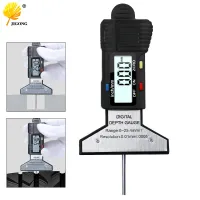 【Big-promotion】 Cottage Craft Black Digital Tread Depth Gauge 0-25MM ไม้บรรทัดวัดความดันรถ Ty Turquor เครื่องมือยาง Electronic