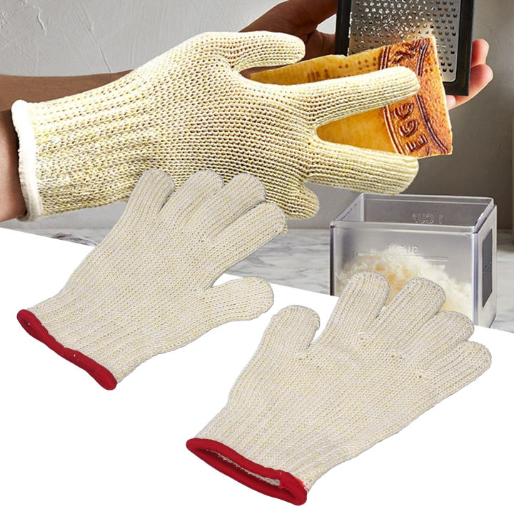 ถุงมือตัดทนทานถุงมือป้องกันตัดไฟเบอร์-hppe-ใช้งานสะดวกทนทานสำหรับการแปรรูปเครื่องจักรสำหรับการทำอาหารในครัว