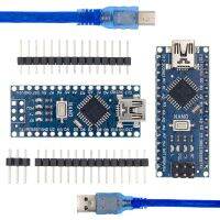 10set = 10pcs Nano 3.0 + 10pcs สาย USB ATmega328 Mini-USB Board CH340G สําหรับ Arduino