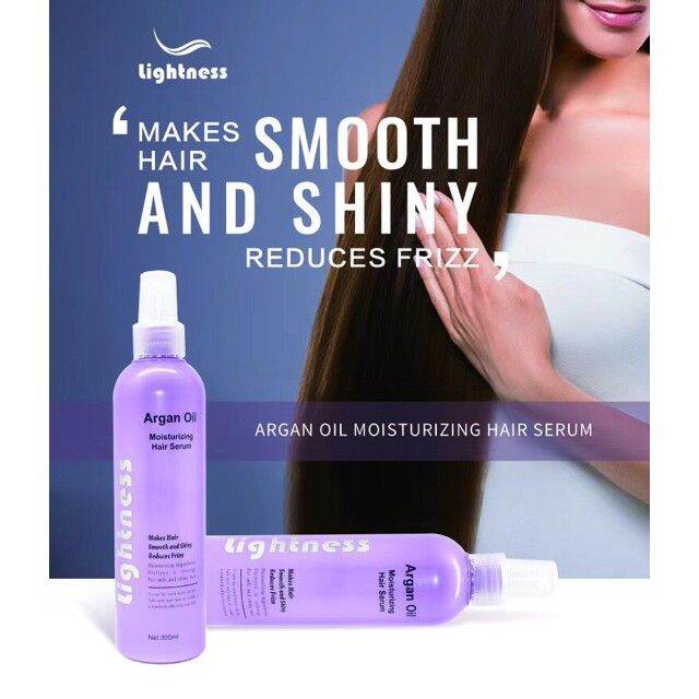 Hair Serum Spray Lightness Argan Oil Lazada PH