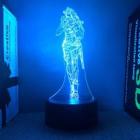 ◆◙ Valorant Figure Fade 3d Led Lamp For Bedroom Custom Game Hero Acrylic Night Lights Gaming Room Decor Brithday Gift