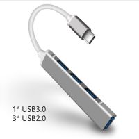 【HOT】 Cybershock ชนิด C 3.1 USB C ฮับ4พอร์ต USB อะแดปเตอร์ OTG เครื่องแยกอเนกประสงค์สำหรับ Macbook Pro 13 15 Air Mi โปรพีซีอุปกรณ์เสริม