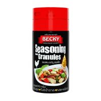 ?สินค้าขายดี? "" SEASONING "เบ็คกี้" ผงปรุงรสจากธรรมชาติ รสไก่ ขนาด90G./ขวด