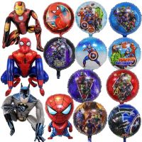 1Set 3D Disney Spiderman Iron Man Foil Balloon The Avengers Hero Happy Birthday Party Decoration Baby Shower Kids Air Globos Balloons