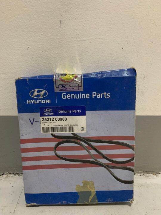 RIBBED BELTV 2521203980, GENUINE PARTS FOR HYUNDAI ACCENT, I20 Lazada PH