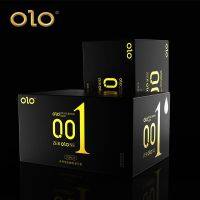 ถุงยางอนามัย OLO (10ชิ้น/1กล่อง) แบบบาง สีดำ ขนาด 0.01 มิล（-4) No.006 ( ราคาถูก / ส่ง )