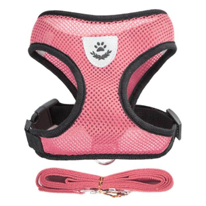 pets-baby-เครื่องประดับสุนัขสายจูงสุนัขและคอปกระบายอากาศได้ดีสะท้อนแสงสำหรับ-chien-french-bulldog-chihuahua-pugdog-เสื้อกั๊กสายรัดหน้าอก