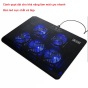 Đế tản nhiệt laptop 5 quạt lớn cooling pad v5 rẻ đẹp có led thumbnail