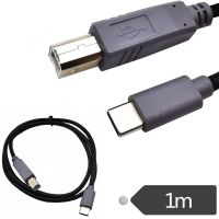 USB-C USB 3.1 Type C Male Connector to USB 2.0 B Type Male Data Cable for Cell Phone Printer Hard Disk 1m