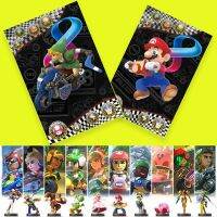 การ์ดเกมไพ่ซูเปอร์มาริโอแข่งรถ Mariokart8 AMIIBO,ไพ่เชื่อมโยงคาร์ท8มาริโอ3D เวิร์ลการ์ดเจ็ท3บัตร NFC