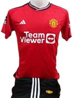 เสื้อฟุตบอลกีฬาผู้ชายทีมสโมสรแมนเชสเตอร์ยูไนเต็ด (Manchester United Football Club) ตัวฤดูกาล 2022-2024