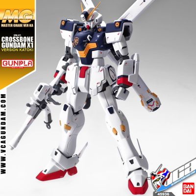 ⭐️ BANDAI GUNPLA MASTER GRADE MG 1/100 CROSSBONE GUNDAM X1 VER KA ประกอบ หุ่นยนต์ โมเดล กันดั้ม กันพลา ของเล่น VCA GUNDAM